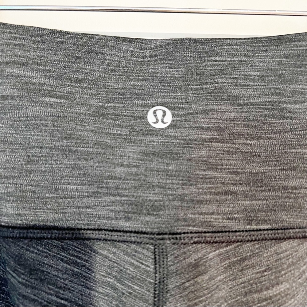 Lululemon Wunder Under Hi-Rise Brushed Full-On Luxtreme 25” Heathered Black - Picture 4 of 9